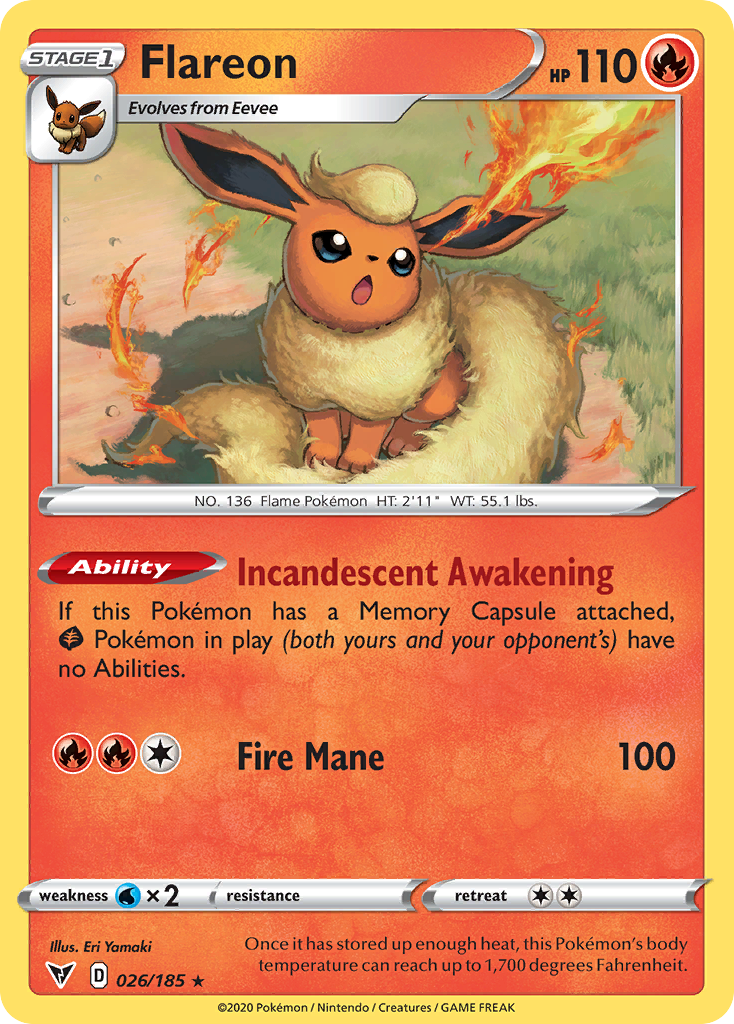 Vivid Voltage Flareon #26/185